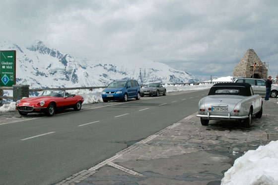 ... wir sind oben am Großglockner ...