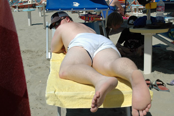 ... am Strand ...
