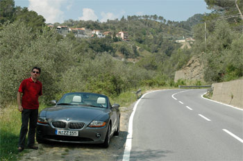 ... Richtung Sospel und Nizza ...