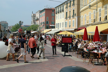 ... die Altstadt von Nizza ...