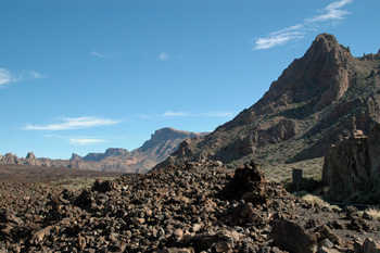 ... die Vulkanlandschaft vom Del Teide ...