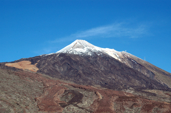 ... Del Teide - hat Schnee ...