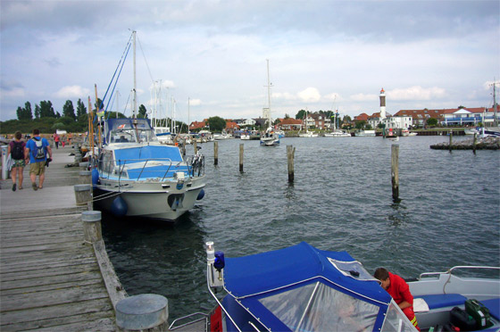 ... der Hafen von Timmendorf ...