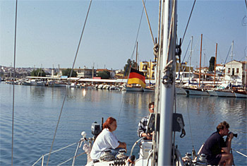 ... heute geht es wieder zurück nach Cesme - Zielhafen ...